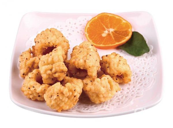 Salt and Pepper Breaded Squid Flower